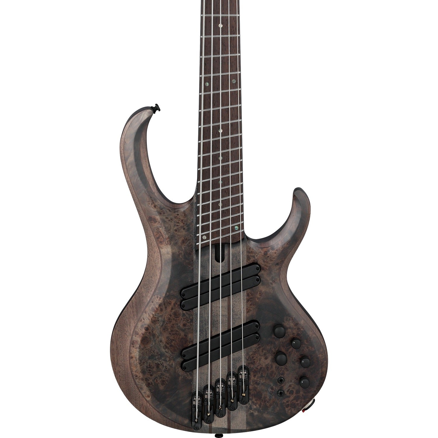 Ibanez Bass Guitars Transparent Gray Flat Ibanez BTB805MS Bass Electric Guitar with Case