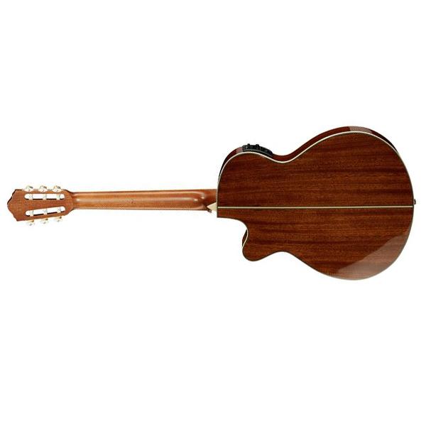 ibanez classical guitars ibanez aeg10nii-nt nylon string classical guitar - natural high gloss
