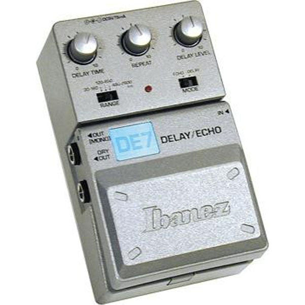 ibanez effect pedals ibanez tone-lok de7 delay/echo pedal