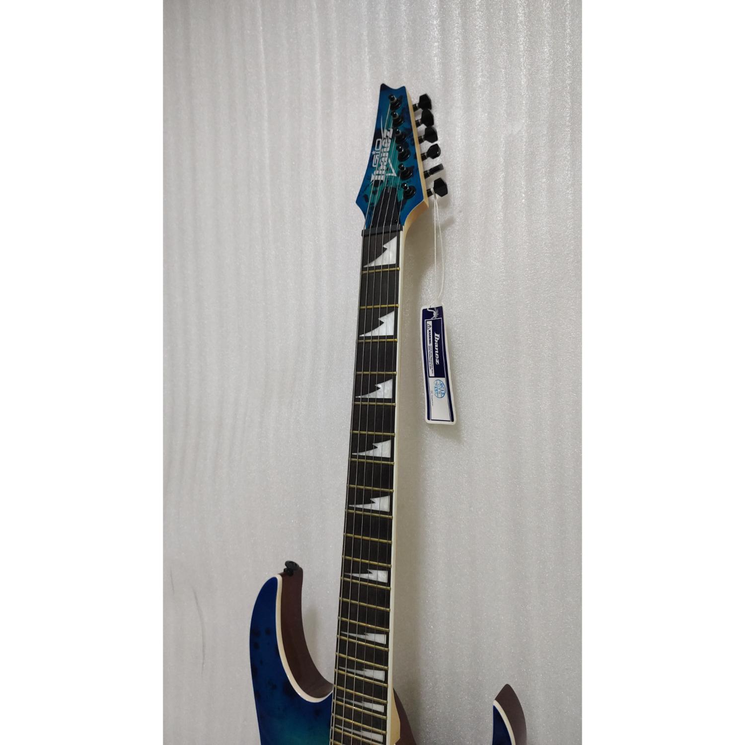 Ibanez Electric Guitars 202601024162 Ibanez GRGR221PA RG Gio Series Electric Guitar Aqua Burst - Open Box #barcode_202601024162