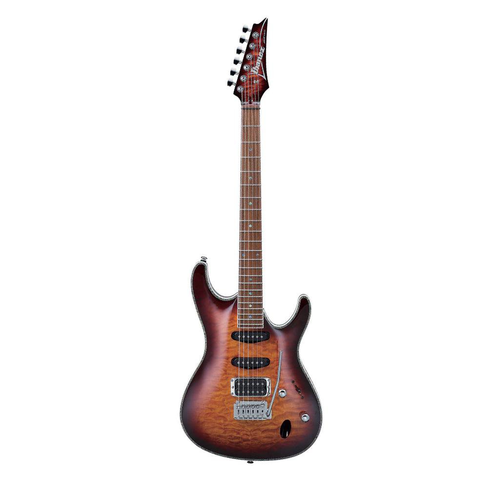 ibanez electric guitars antique brown burst ibanez sa460qm 6-string electric guitar - jatoba fretboard