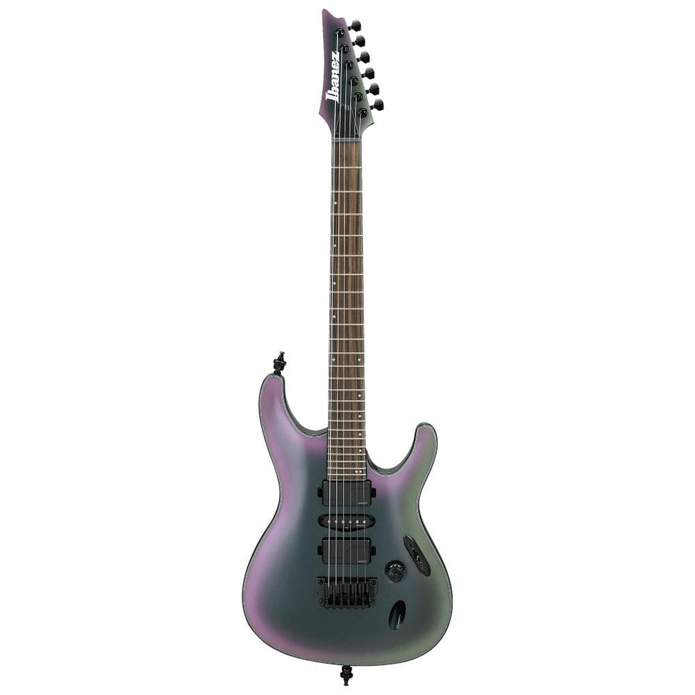 ibanez electric guitars black aurora burst gloss ibanez s671alb s axion label series electric guitar #color_black-aurora-burst-gloss