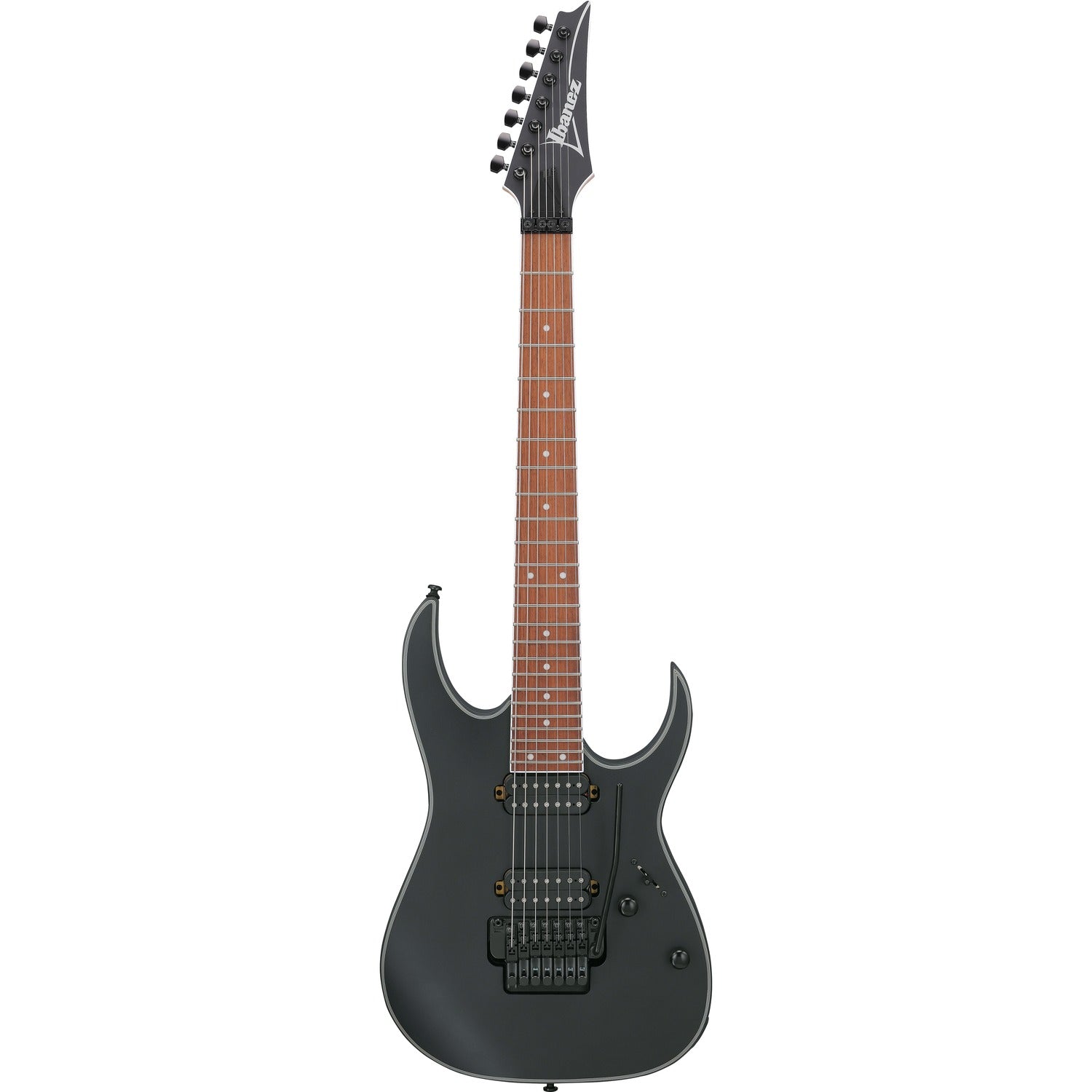 Ibanez Electric Guitars Black Flat Ibanez RG7420EX RG 7 String Electric Guitar