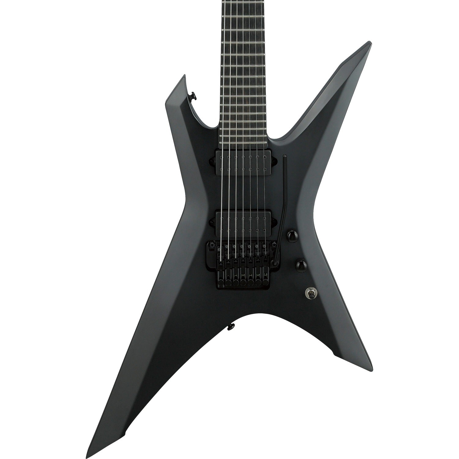 Ibanez Electric Guitars Black Flat Ibanez X IronLabel Series XPTB720 7 String Electric Guitar