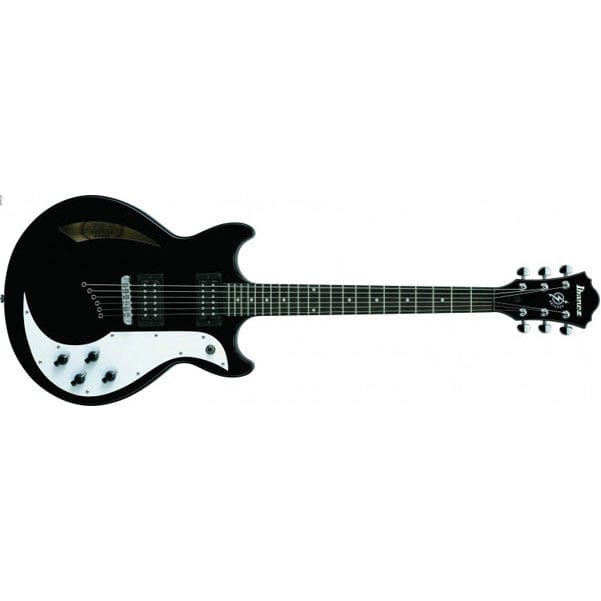 ibanez electric guitars black ibanez amf73 semi-hollow body electric guitar