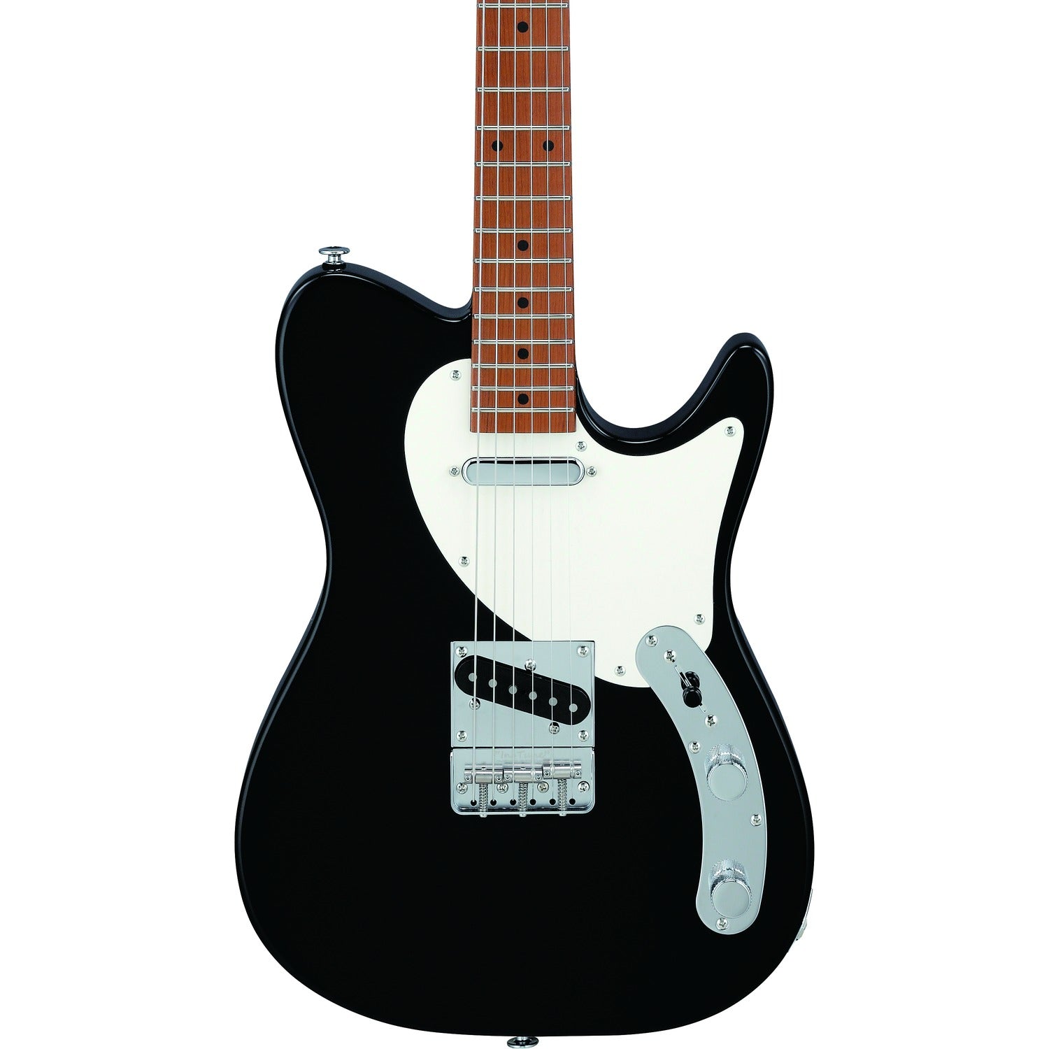 Ibanez Electric Guitars Black Ibanez FLATV1 John Smith Signature 6 String Electric Guitar