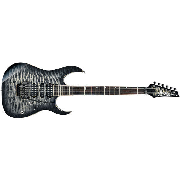 ibanez electric guitars black ice burst ibanez rg970wqmz electric guitar
