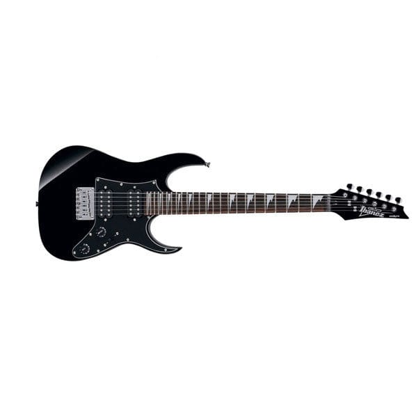 Ibanez Electric Guitars Black Night Ibanez Mikro GRGM21GB Electric Guitar