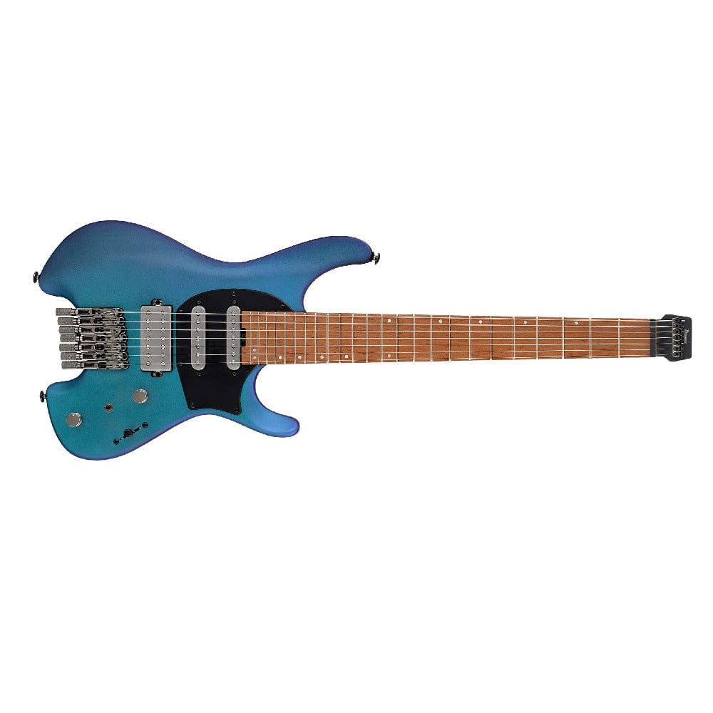 ibanez electric guitars blue chameleon metallic matte ibanez q547 electric guitar with gig bag