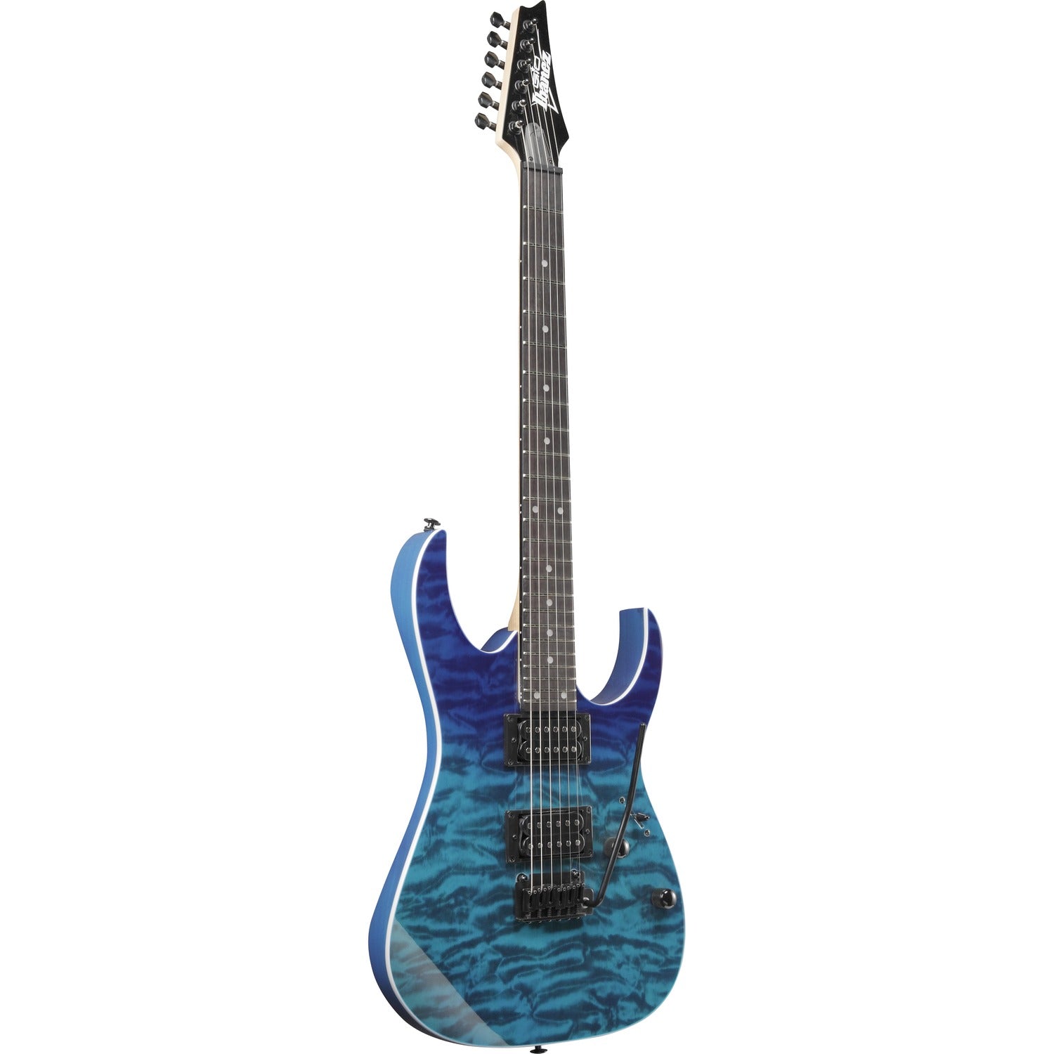Ibanez Electric Guitars Blue Gradation Ibanez GRG120QASP RG Gio Series 6 String Electric Guitar