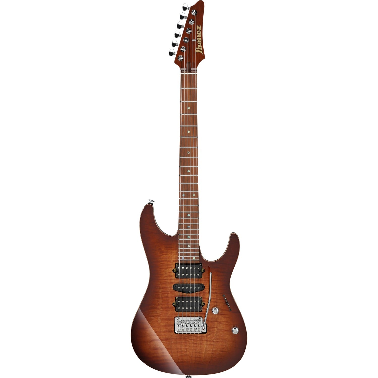 Ibanez Electric Guitars Brownish Sphalerite Ibanez AZ2407F Prestige AZ Series 6 String Electric Guitar with Case