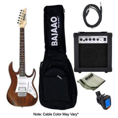 Ibanez Electric Guitars Bundles Chocolate Brown Ibanez GRX40 Standard Electric Guitar Bundle