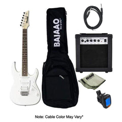Ibanez Electric Guitars Bundles Pearl White Ibanez GRX40 Standard Electric Guitar Bundle