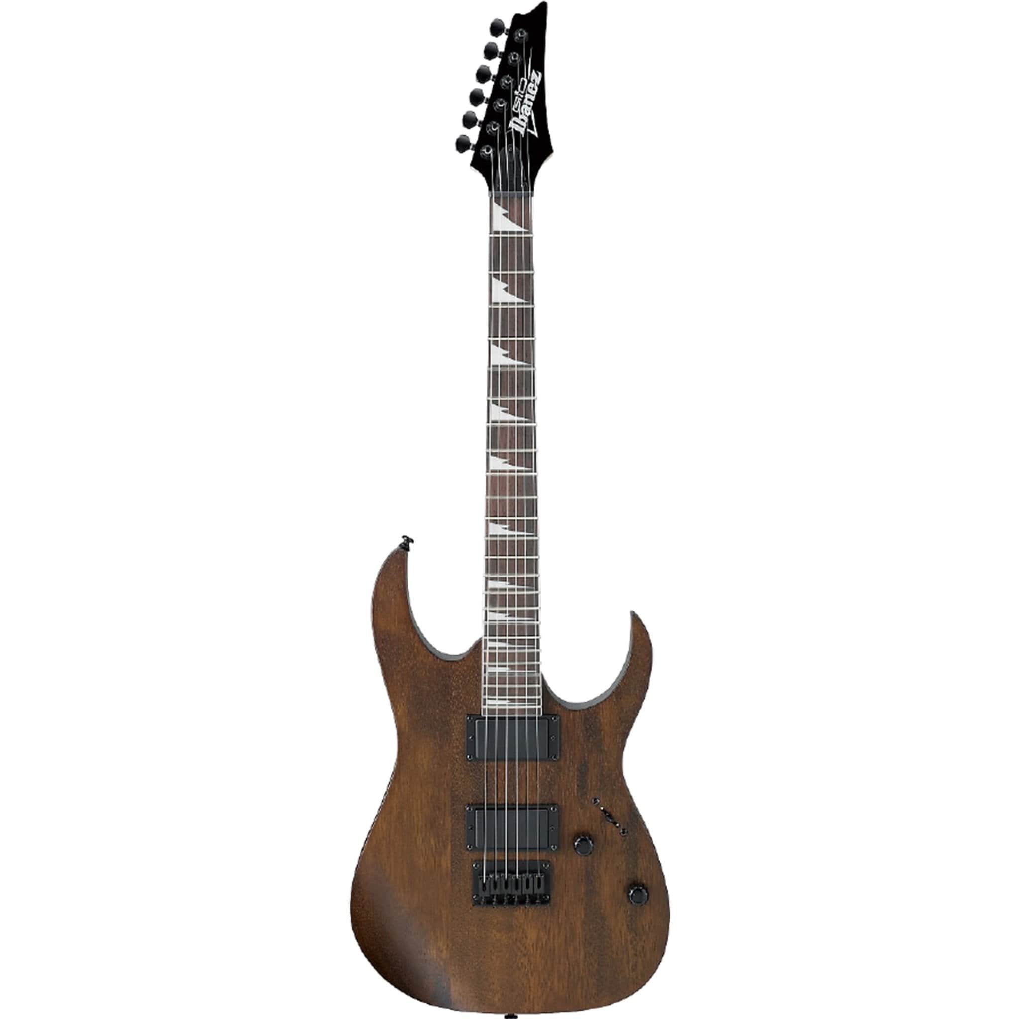 ibanez electric guitars bundles walnut flat ibanez grg121dx rg gio series electric guitar with gigbag, tuner, strap, picks, polishing cloth, cable & e-book