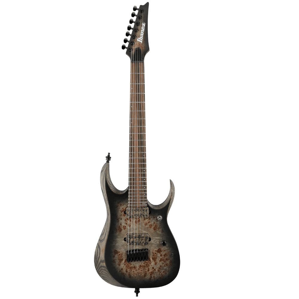 ibanez electric guitars charcoal burst black stained flat ibanez rgd71alpa-ckf rgd series 7 string electric guitar -charcoal burst black stained flat