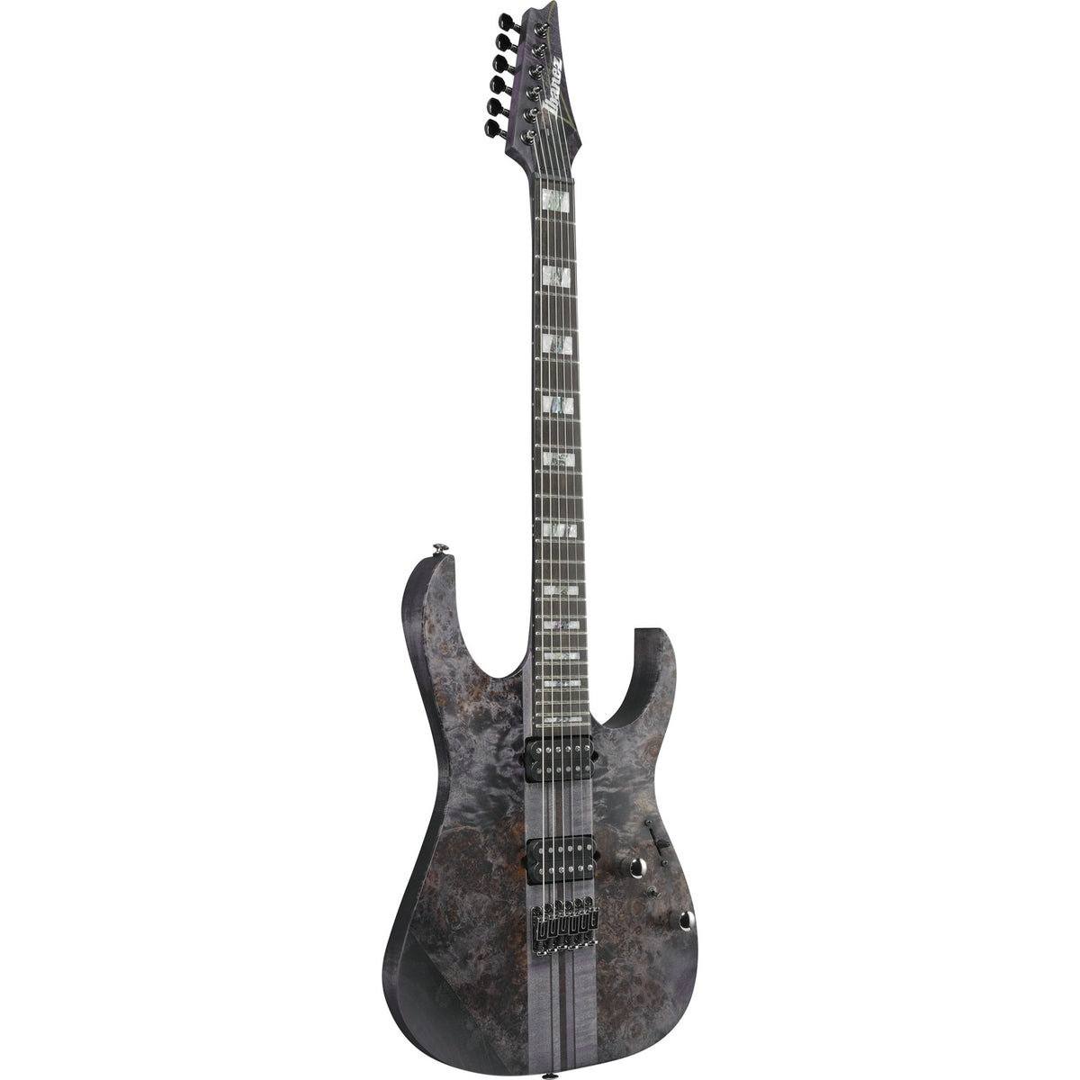 Ibanez Electric Guitars Deep Twilight Flat Ibanez RGT1221PB-DTF Premium RG Series 6 String Electric Guitar - Deep Twilight Flat
