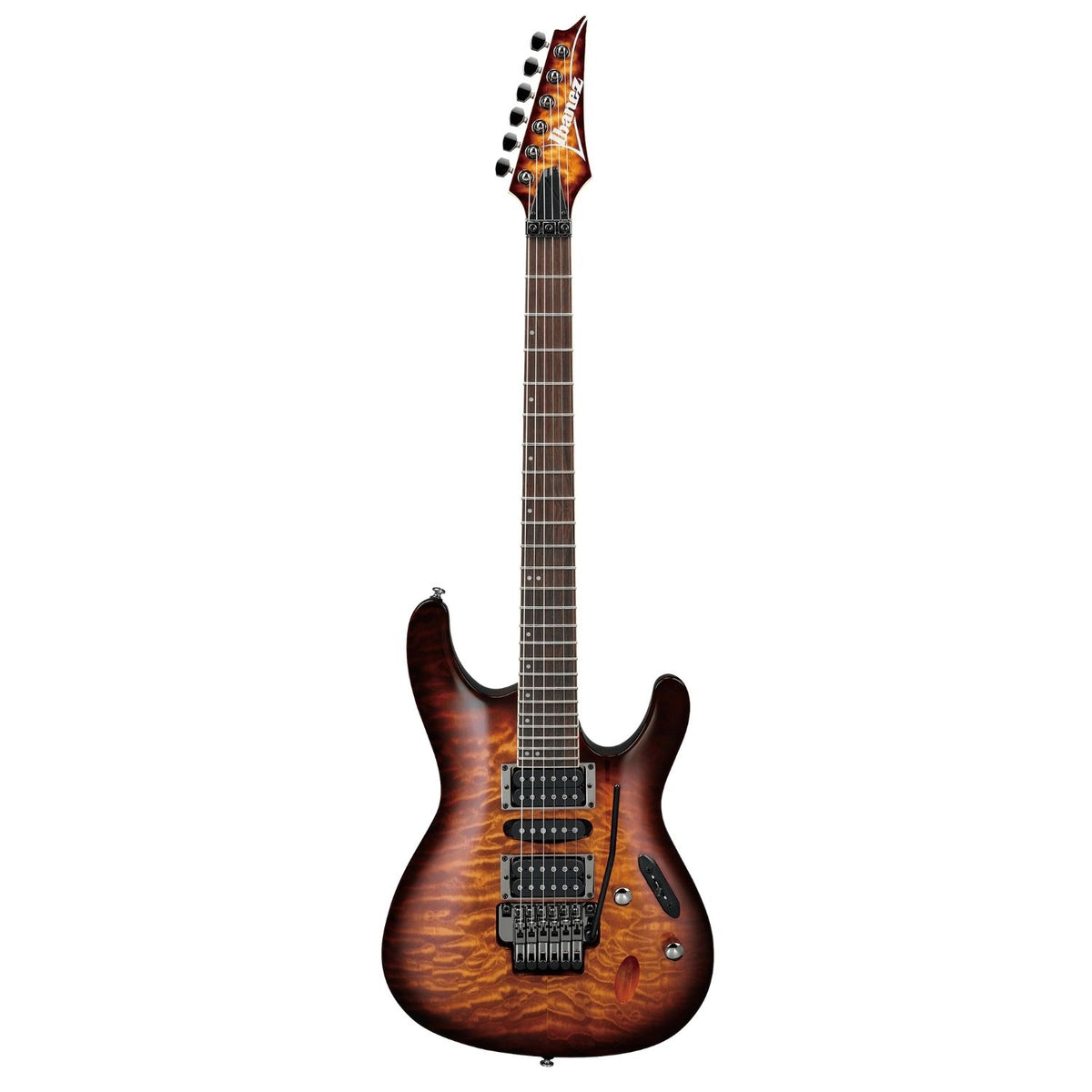Ibanez Electric Guitars Dragon Eye Burst Ibanez S670QM Electric Guitar
