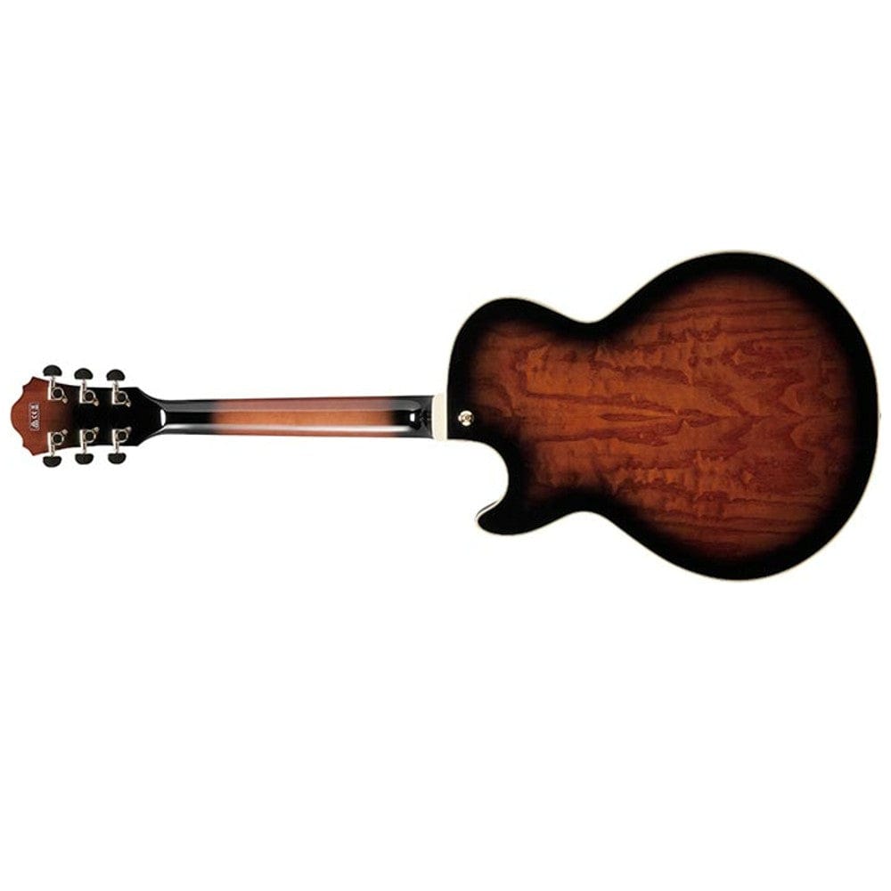 ibanez electric guitars ibanez ag95qa hollowbody electric guitar