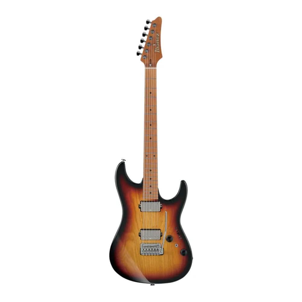 ibanez electric guitars ibanez az prestige series az2202a 6 string electric guitar with case - tri fade burst