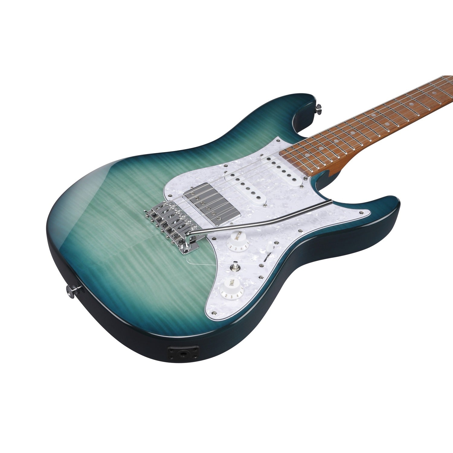 Ibanez Electric Guitars Ibanez AZ22S1F AZ Series 6 String Electric Guitar#color_transparent-turquoise-burst