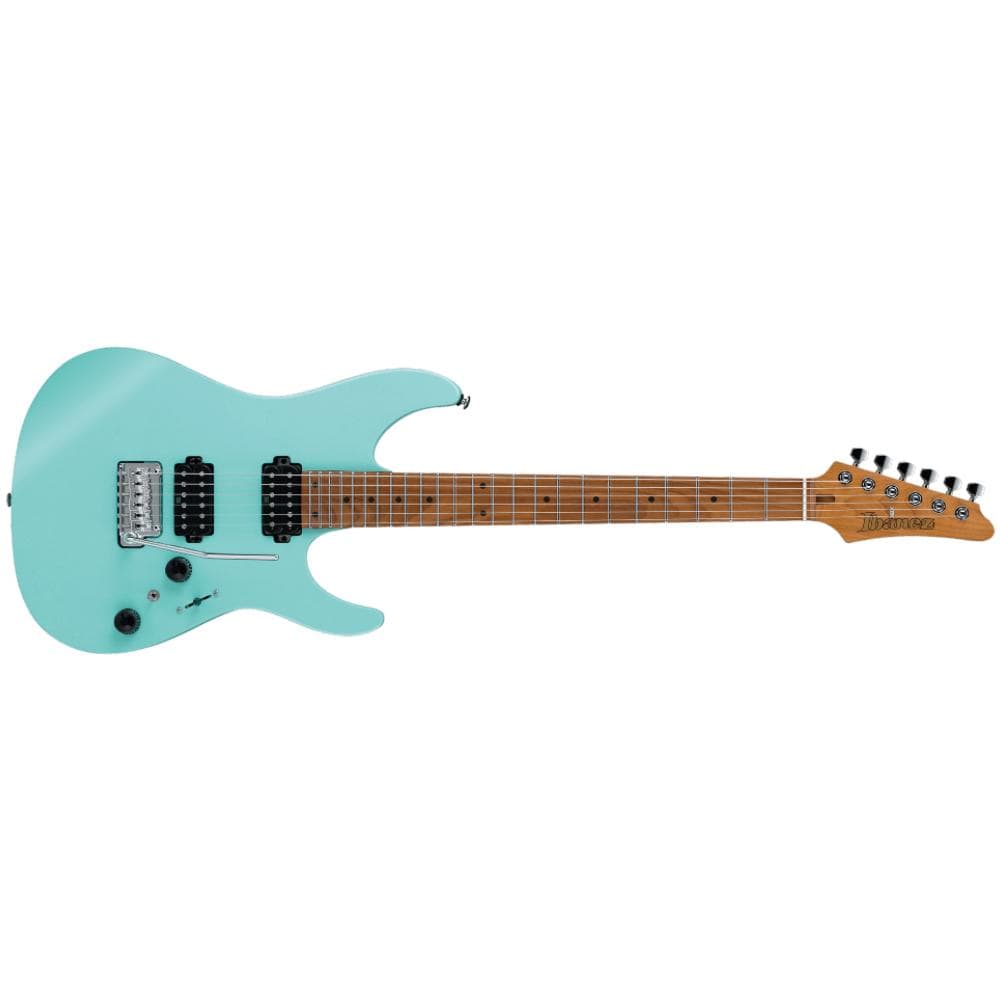 ibanez electric guitars ibanez az242 az premium 6-string electric guitar with bag - sea foam green matte