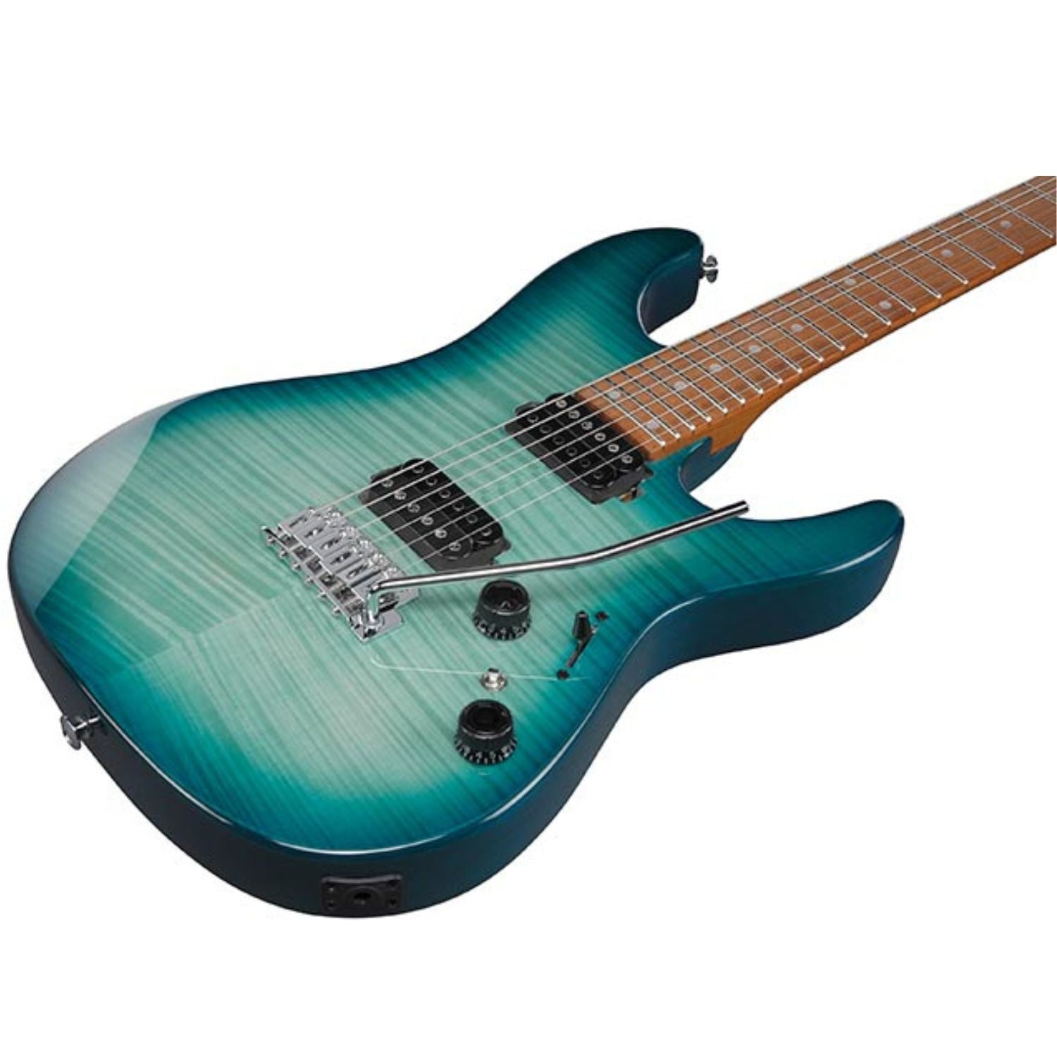 Ibanez Electric Guitars Ibanez AZ24S1F AZ Series 6 String Electric Guitar #color_transparent-turquoise-burst
