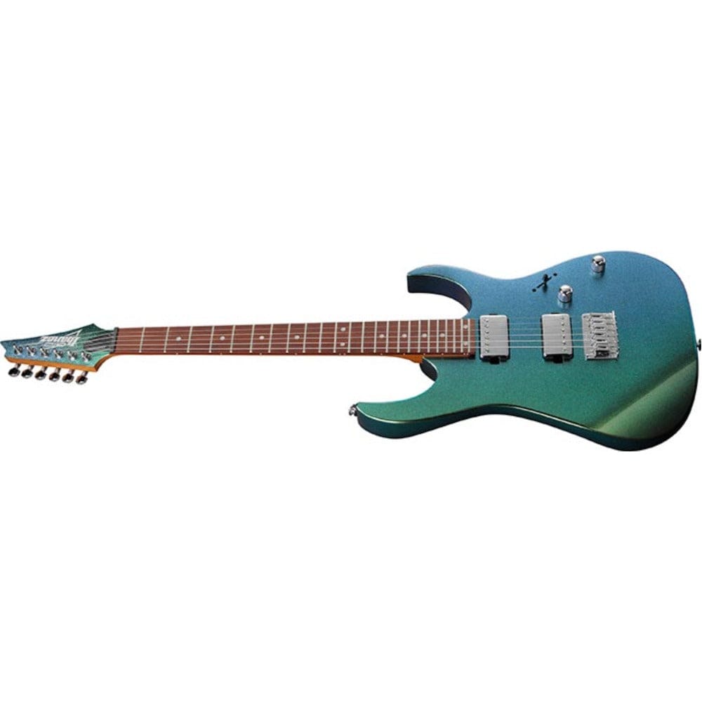ibanez electric guitars ibanez grg121sp 6 string electric guitar #color_green-yellow-chameleon
