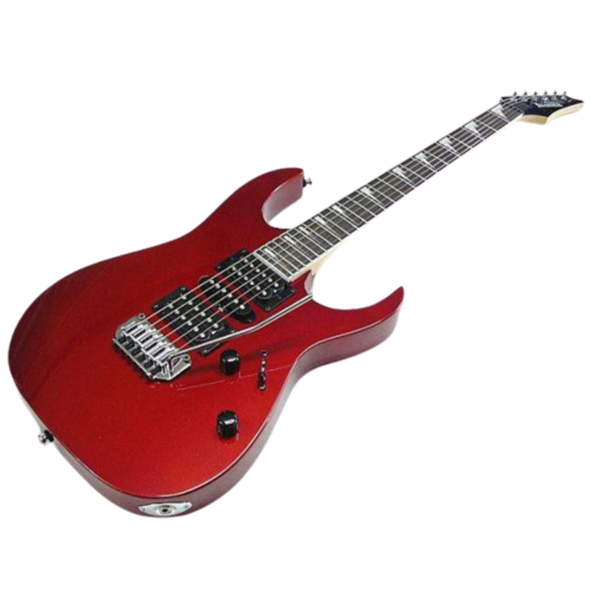 ibanez electric guitars ibanez grg170dx rg gio series double cutaway 6 string electric guitar #color_candy-apple