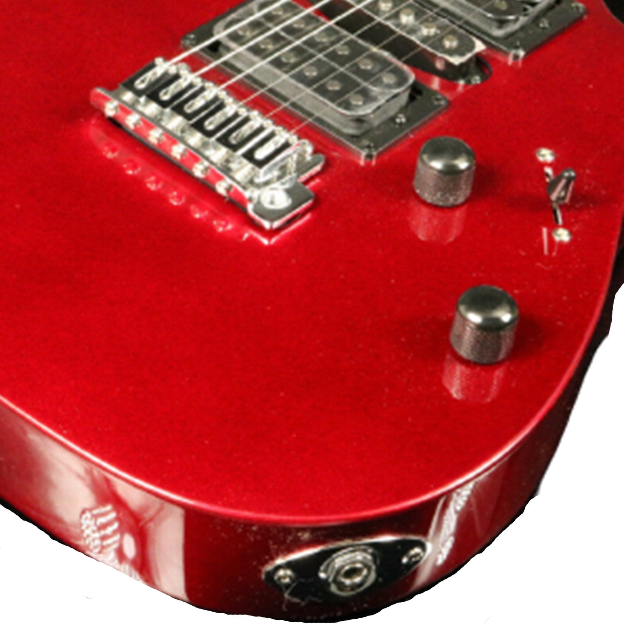 ibanez electric guitars ibanez grg170dx rg gio series double cutaway 6 string electric guitar #color_candy-apple