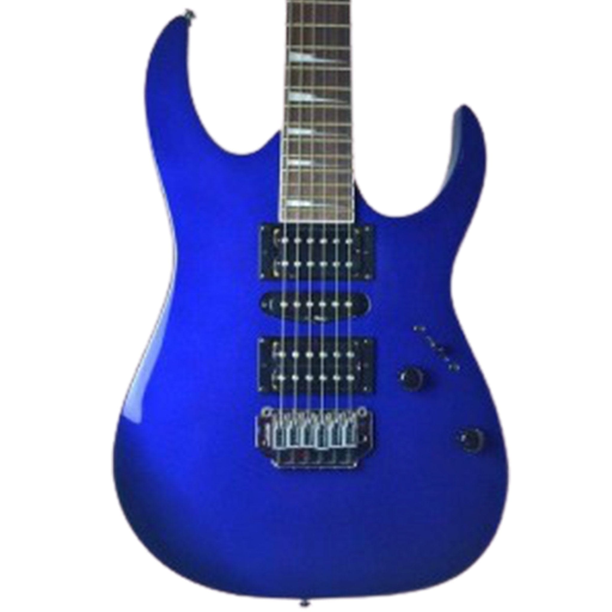 ibanez electric guitars ibanez grg170dx rg gio series double cutaway 6 string electric guitar #color_jewel-blue