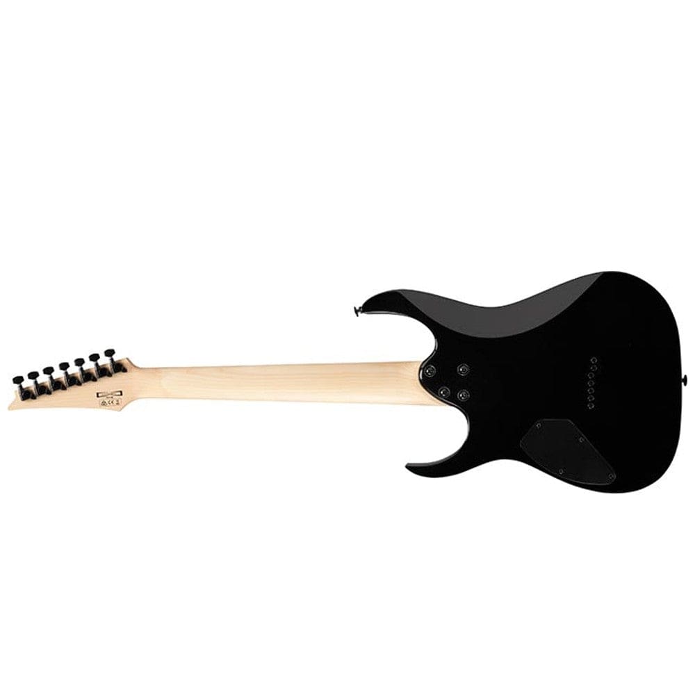 ibanez electric guitars ibanez grg7221qa rg series 7-string electric guitar - transparent black sunburst