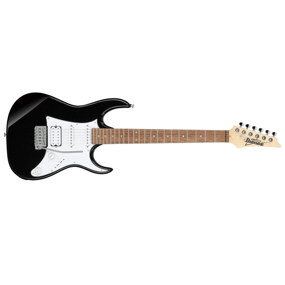 ibanez electric guitars black night ibanez grx40 rg gio series maple neck 6 string electric guitar #color_black-night