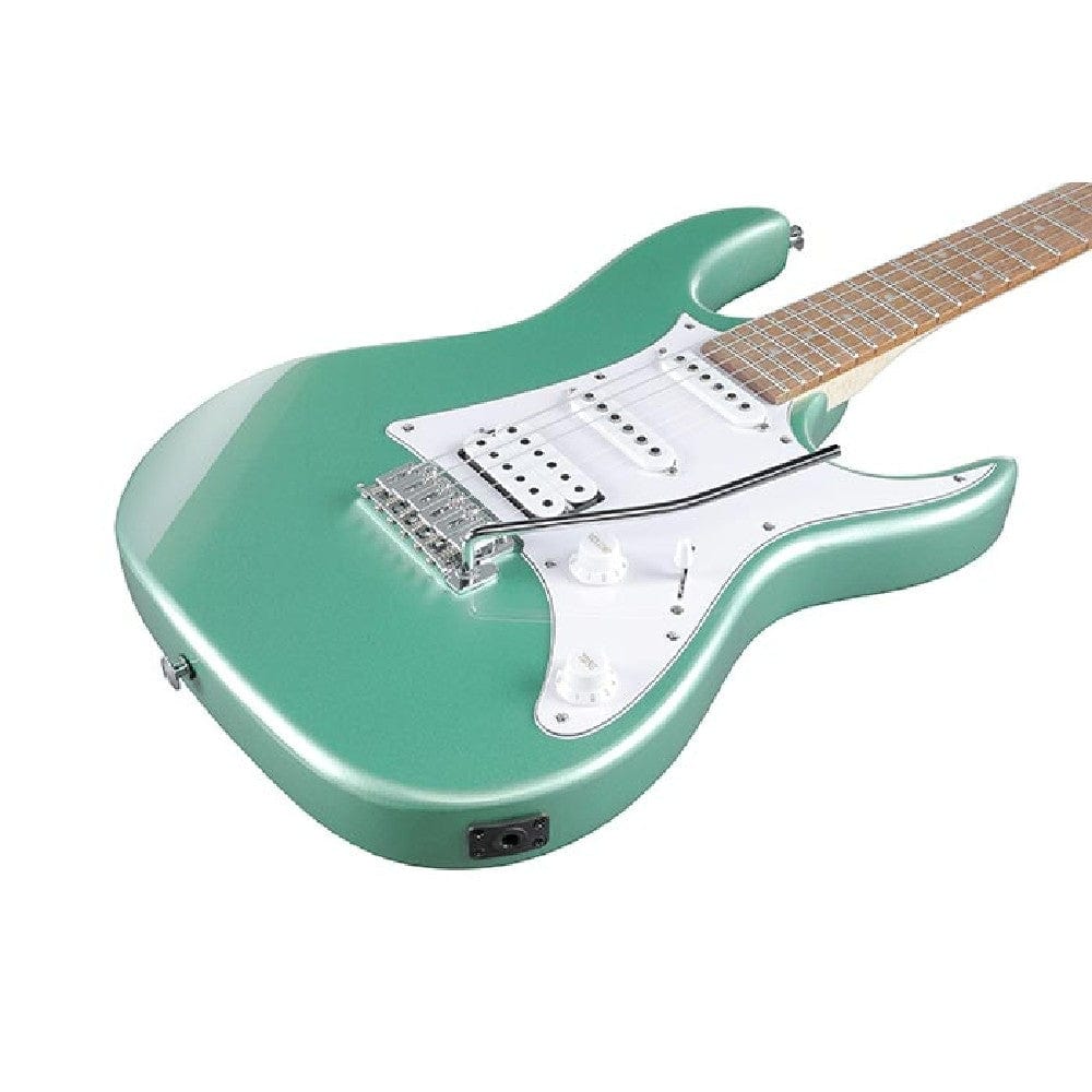 ibanez electric guitars metallic light green ibanez grx40 rg gio series maple neck 6 string electric guitar
