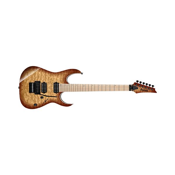 ibanez electric guitars ibanez prestige series rg652mbqs electric guitar - wild pilsner burst