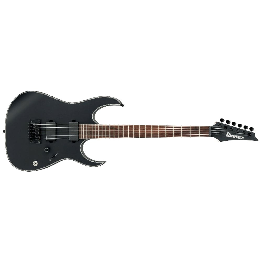 ibanez electric guitars ibanez rg series iron label rgir30bfe electric guitar - black flat