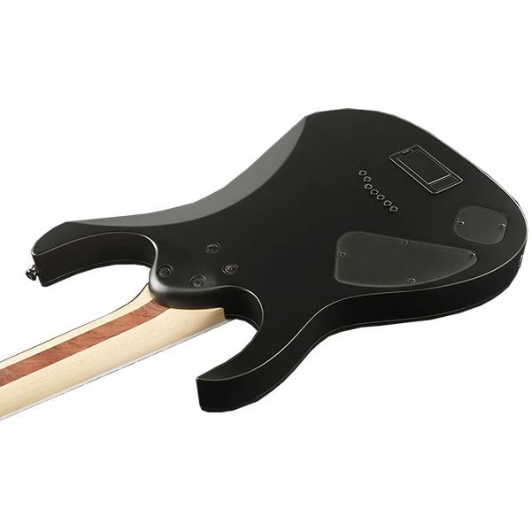 ibanez electric guitars ibanez rg series iron label rgir37bfe 7-string electric guitar - black flat