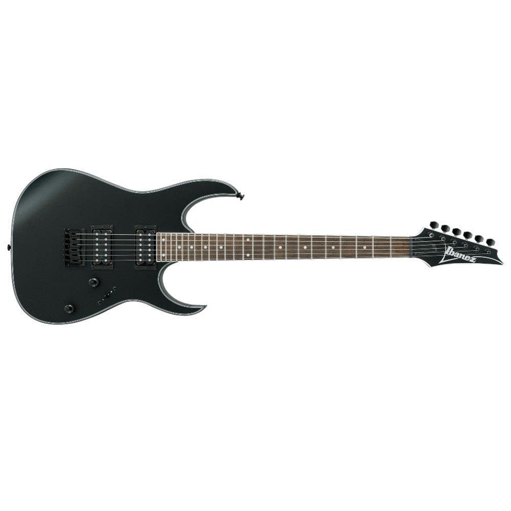 ibanez electric guitars ibanez rg421ex rg standard series electric guitar- black flat