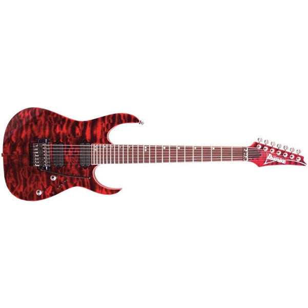 ibanez electric guitars ibanez rg827qmz rdt premium 7-string electric guitar