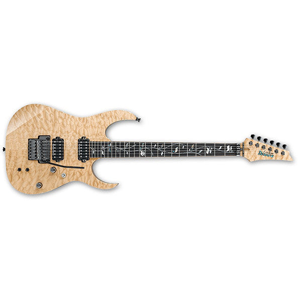 ibanez electric guitars ibanez rg8420qd electric guitar - natural
