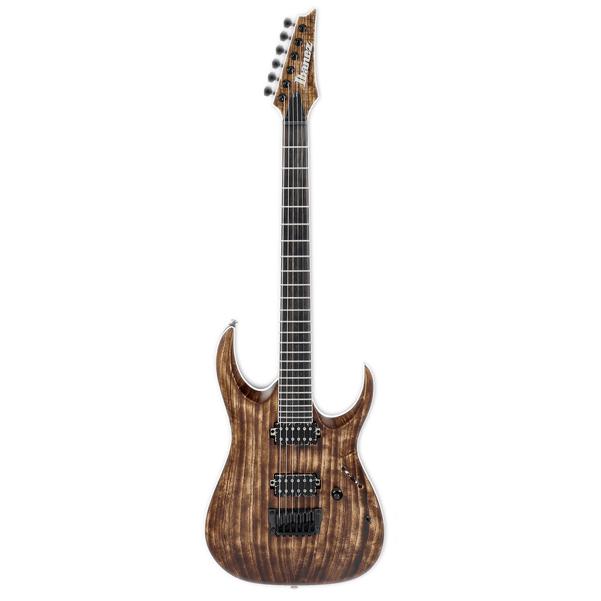 ibanez electric guitars ibanez rgaix6u iron label 6-string electric guitar - antique brown stained