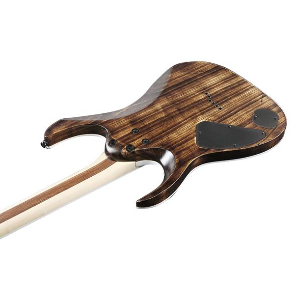ibanez electric guitars ibanez rgaix6u iron label 6-string electric guitar - antique brown stained