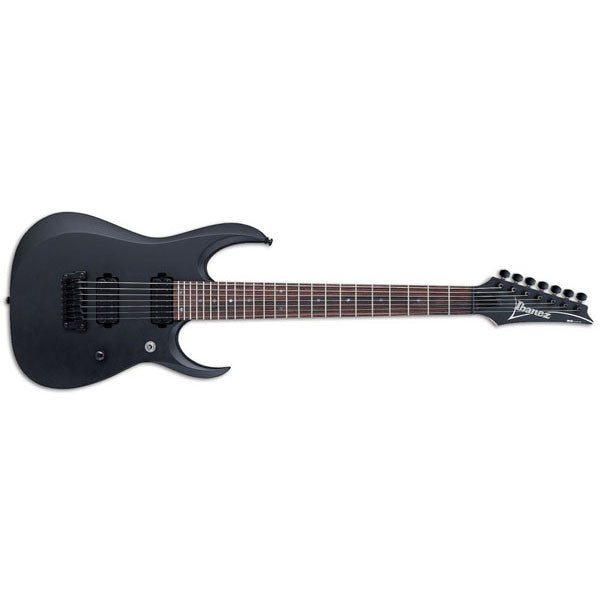 ibanez electric guitars ibanez rgd7421 7-string electric guitar - black flat