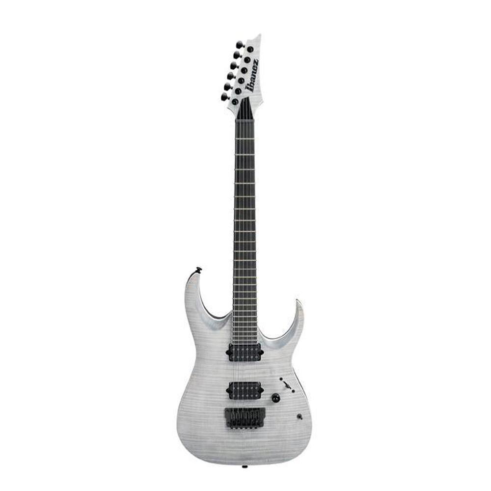 ibanez electric guitars ibanez rgix6fm 6-string electric guitar - ebony fretboard - white frost flat
