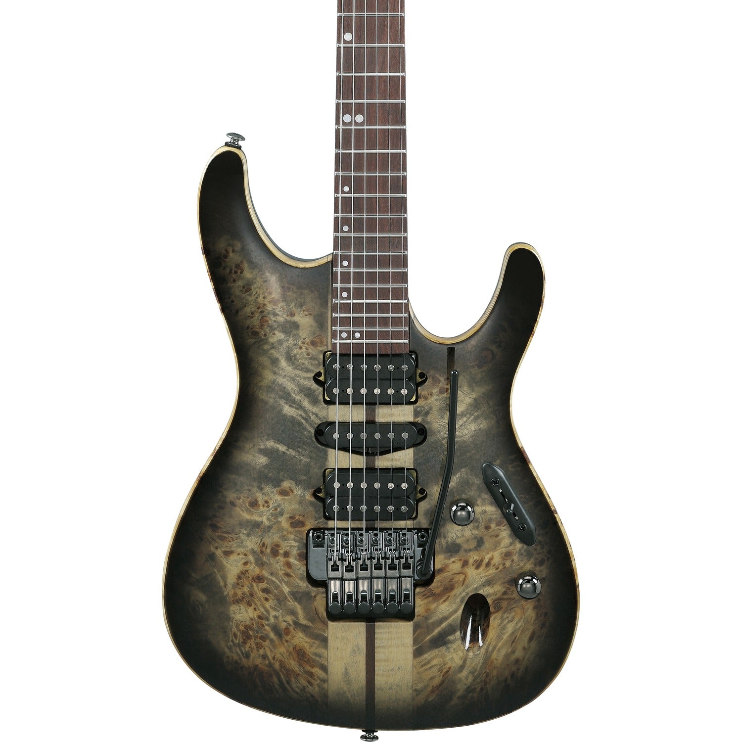 Ibanez Electric Guitars Ibanez S1070PBZ Premium 6-String Electric Guitar - Panga Panga Fretboard - Cerulean Blue Burst