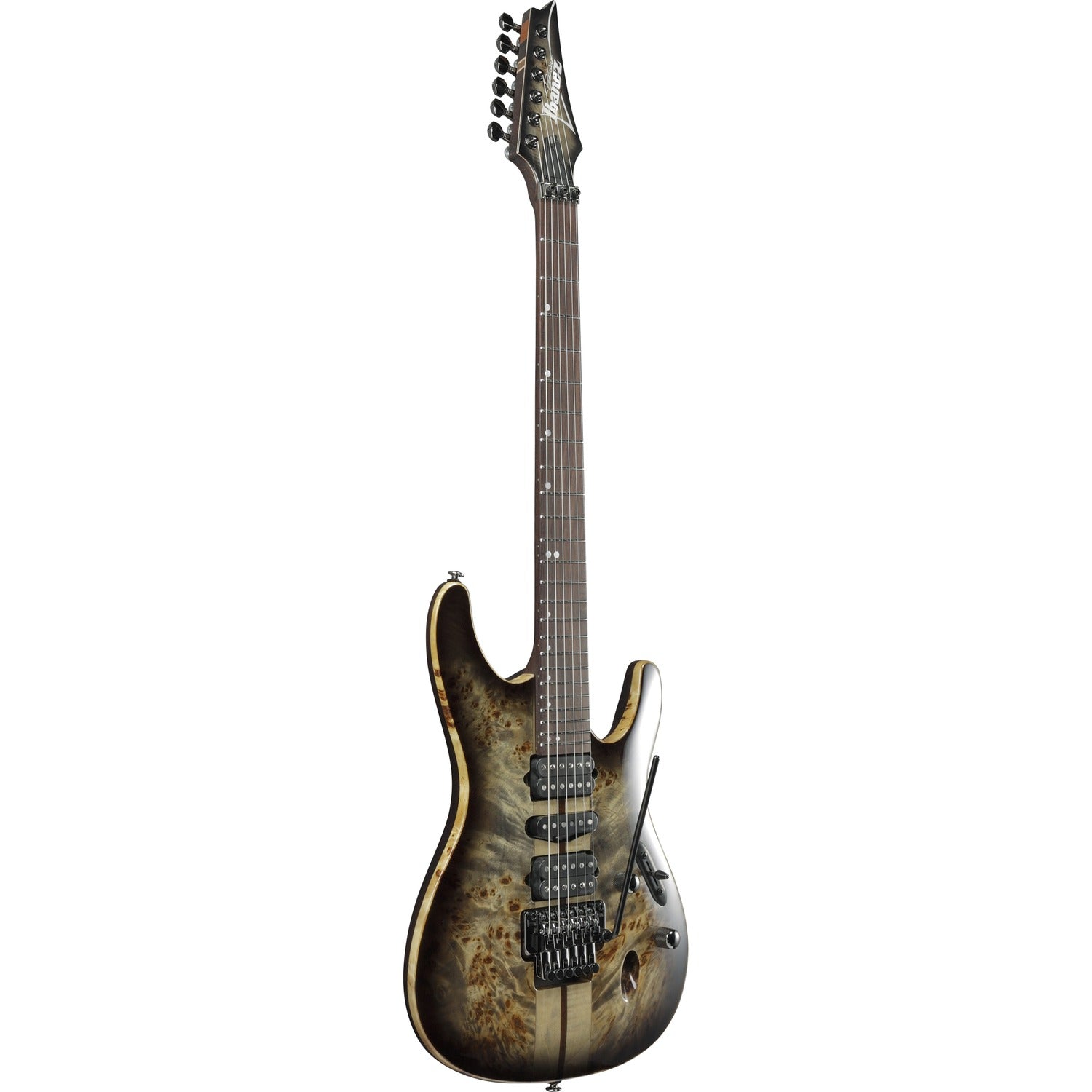Ibanez Electric Guitars Ibanez S1070PBZ Premium 6-String Electric Guitar - Panga Panga Fretboard - Cerulean Blue Burst