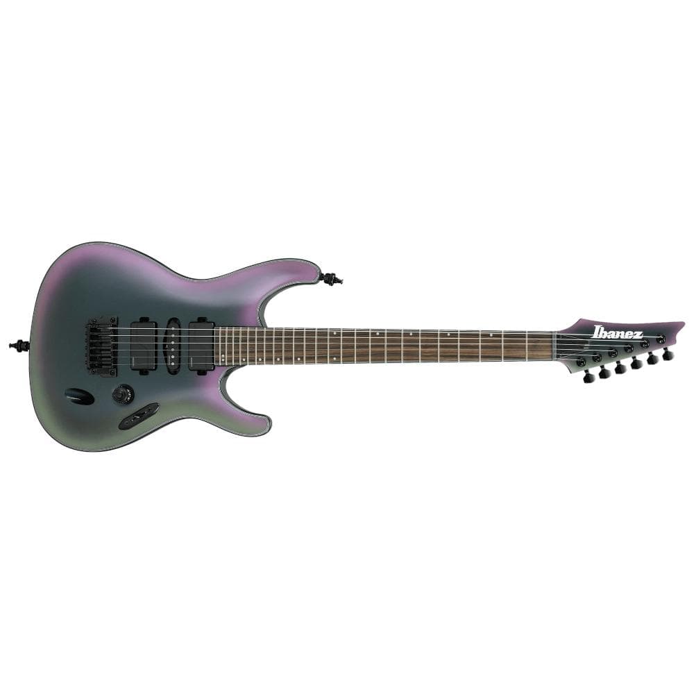 ibanez electric guitars ibanez s671alb s axion label series electric guitar #color_black-aurora-burst-gloss