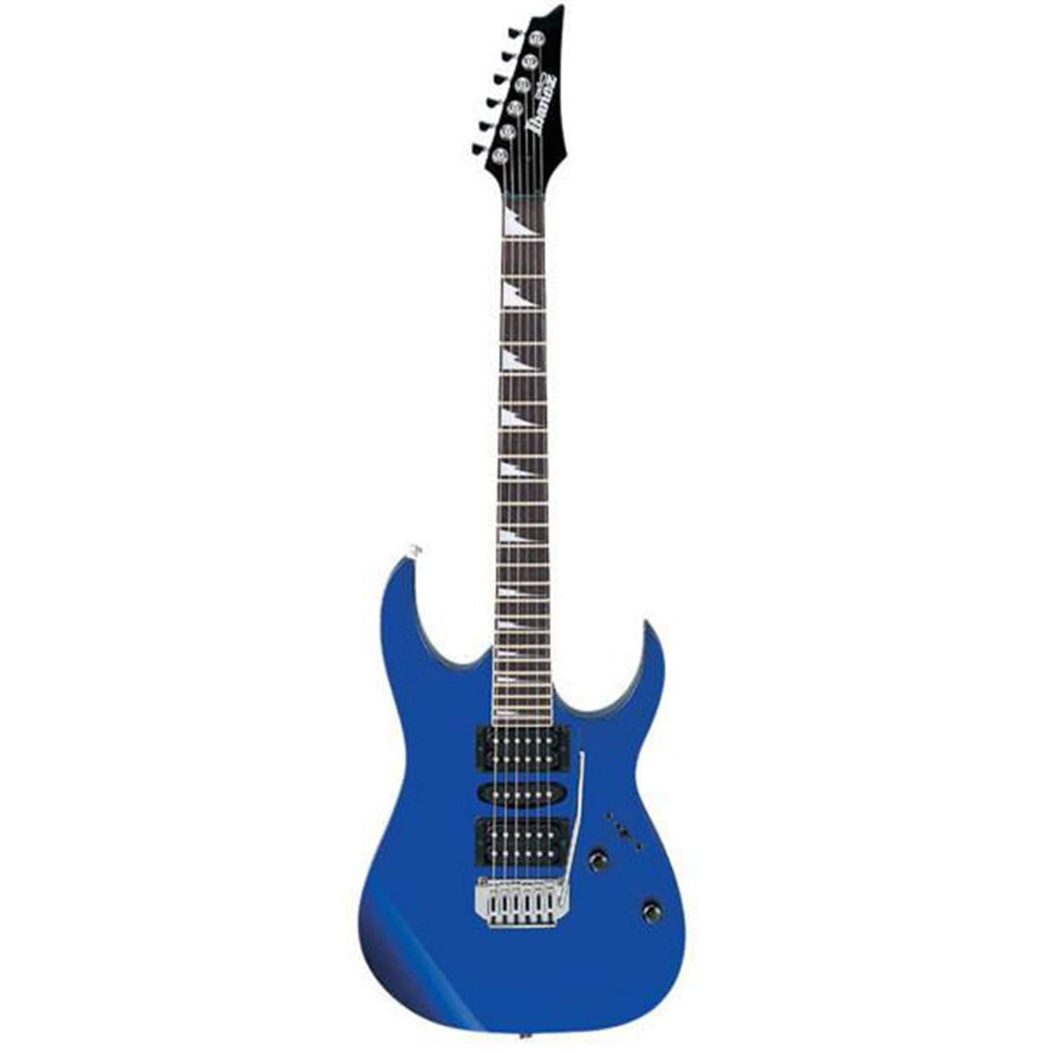 ibanez electric guitars jewel blue ibanez grg170dx rg gio series double cutaway 6 string electric guitar #color_jewel-blue
