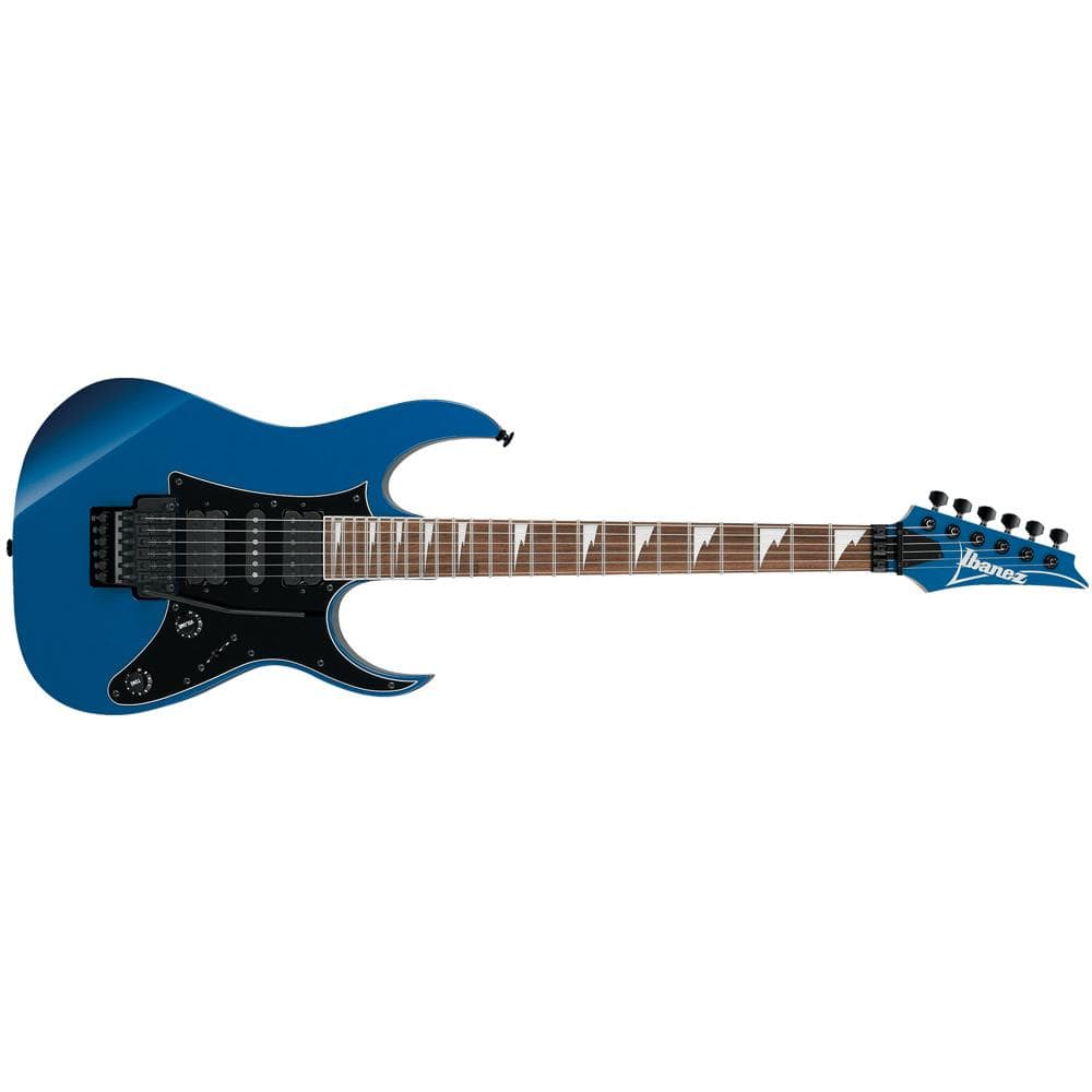 ibanez electric guitars laser blue ibanez rg550dx 6-string genesis collection electric guitar - granadillo fretboard #color_laser-blue