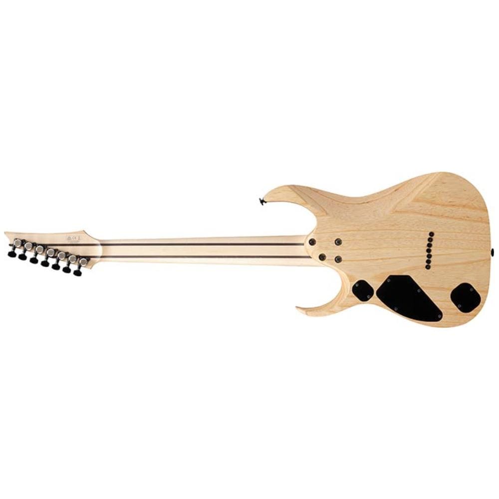 ibanez electric guitars natural flat ibanez rgd prestige series rgdr4427fx 7 string electric guitar - natural flat