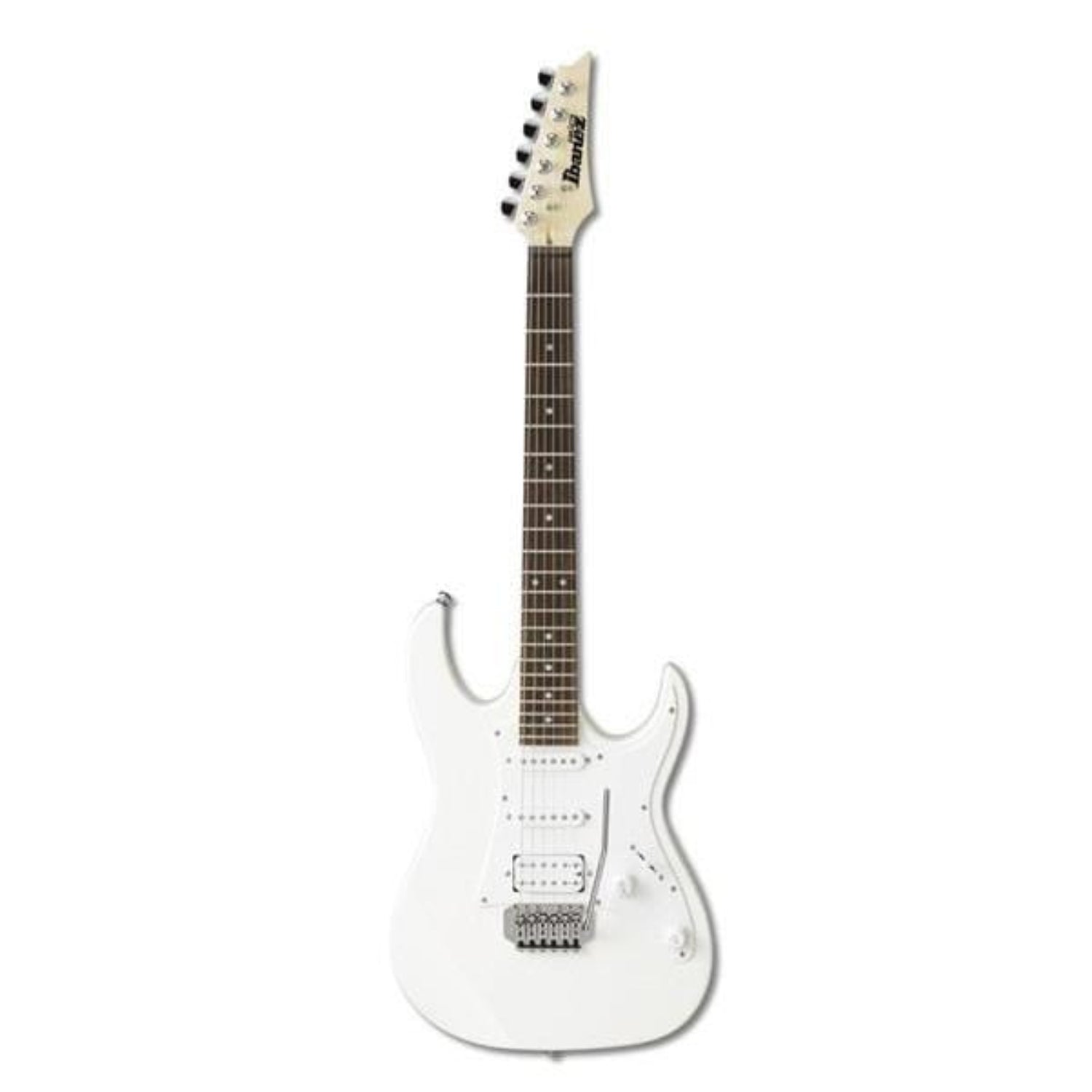 ibanez electric guitars pearl white ibanez grx40 rg gio series maple neck 6 string electric guitar #color_pearl-white
